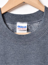 プリント スリーブレス スウェットシャツ