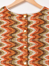 リメイク 70'sファブリック 総柄 スリーブレストップス