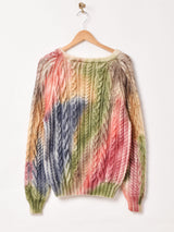 リメイク ペイントフィッシャーマンセーター