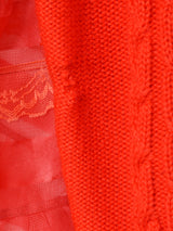 リメイク チュールスリーブカーディガン