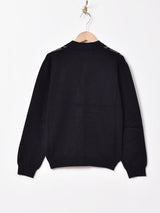【3色展開】Meridianストライプデザイン カラーセーター