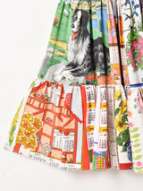 リメイク パッチワークティアードスカート