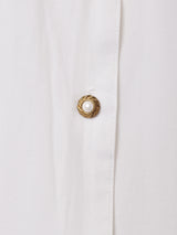 ビッグカラー 7分袖 ブラウス