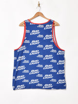 BUD LIGHT 総柄 タンクトップ