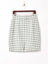 シェパードチェック柄 タイトスカート
