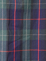 タータンチェック柄 サイドボタンスカート