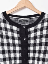 【2色展開】Meridianギンガムチェック キャミセットカーディガン
