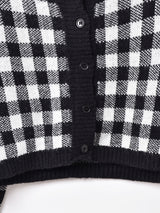 【2色展開】Meridianギンガムチェック キャミセットカーディガン