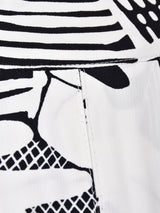 総柄 プリーツスカート