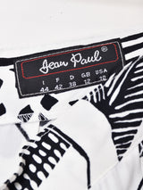 総柄 プリーツスカート