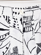 総柄 プリーツスカート