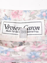 小花柄 プリーツスカート