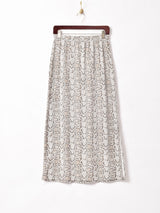 パイソン柄 ロングスカート