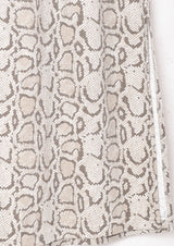 パイソン柄 ロングスカート