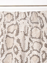 パイソン柄 ロングスカート