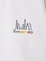 【2色展開】 ワンポイント スウェットシャツ【New York City】