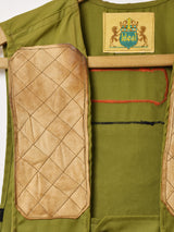 パッチ付き ハンティングジャケット