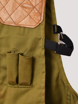 パッチ付き ハンティングジャケット