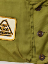 パッチ付き ハンティングジャケット