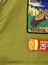 パッチ付き ハンティングジャケット