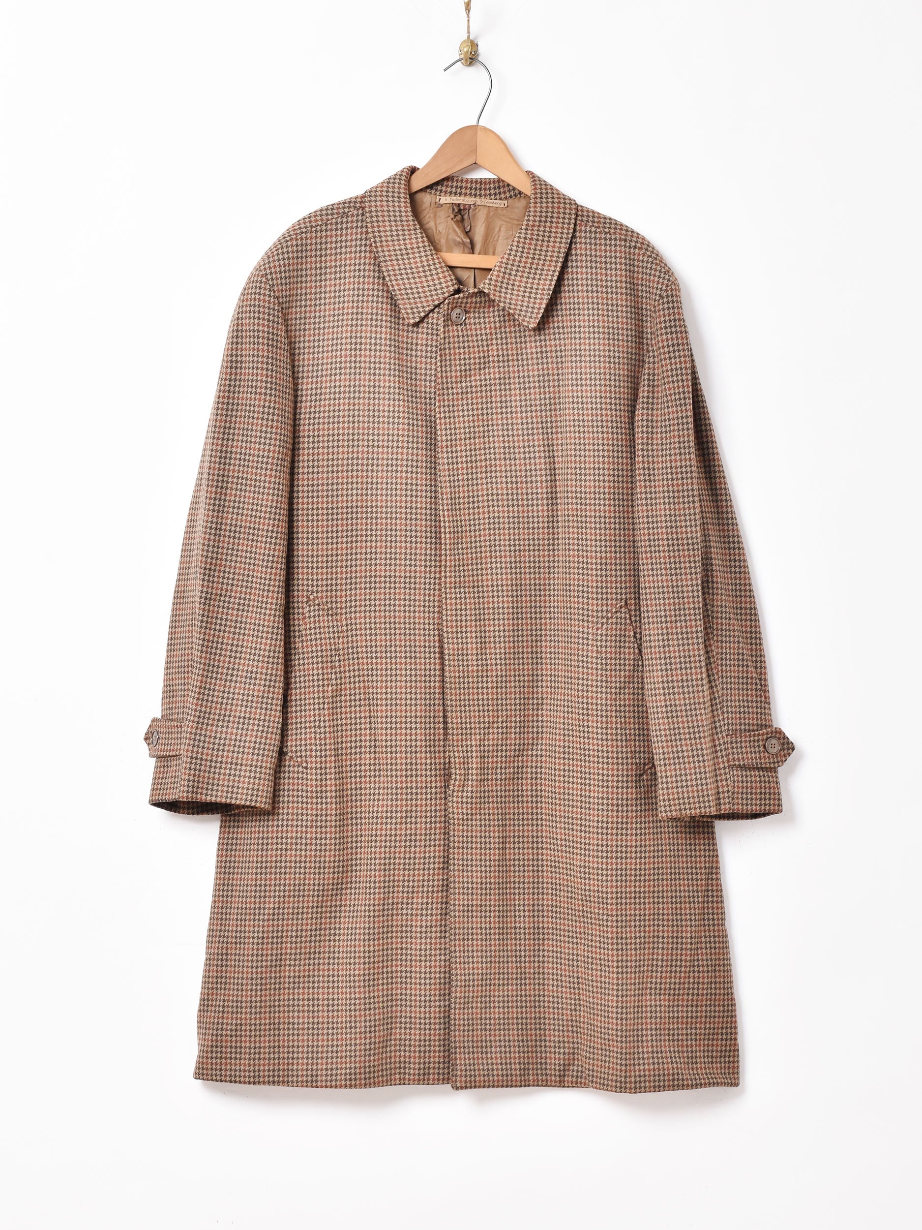 Burberry’s 千鳥格子 ステンカラーコート 千鳥格子 ステンカラーコート – 古着屋Top of the Hillのネット