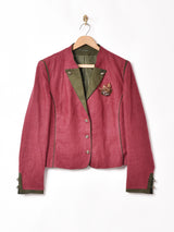 ブローチ付き チロルジャケット