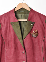 ブローチ付き チロルジャケット