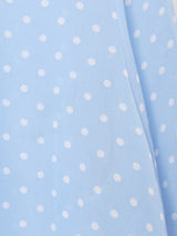 ドット柄 オープンカラーシャツ