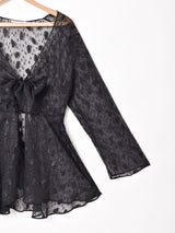 フランス製 長袖シアートップス