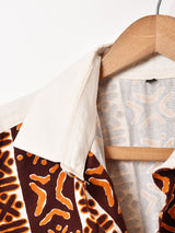 総柄 半袖シャツ