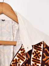 総柄 半袖シャツ