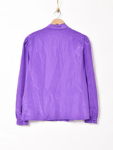 パフスリーブ ボウタイブラウス