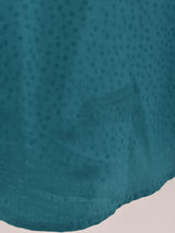 織り柄 長袖ブラウス