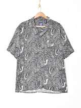 GAP ペイズリー柄 オープンカラー半袖シャツ