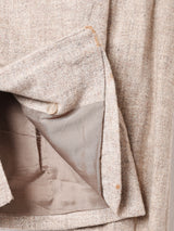 ルーマニア製 ノーカラー パフスリーブジャケット