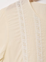 レーステープ 半袖トップス