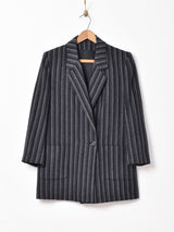 ストライプ柄 テーラードジャケット