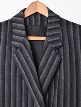 ストライプ柄 テーラードジャケット