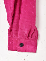 イギリス製 ビッグカラー長袖ブラウス