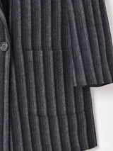 ストライプ柄 テーラードジャケット