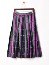 織柄 フレアスカート