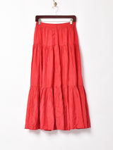 シルク ティアードスカート