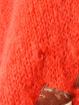 風景 ビッグシルエット モヘアカーディガン