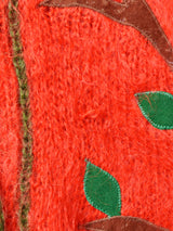 風景 ビッグシルエット モヘアカーディガン