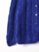 イタリア製 モヘア ケーブルカーディガン