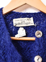 イタリア製 モヘア ケーブルカーディガン