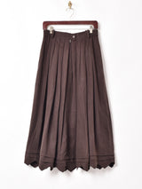 裾デザイン フレアスカート