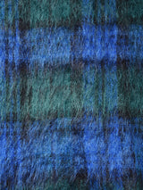 70's   スコットランド製 チェック モヘアケープ