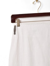 サイドボタン リネン タイトスカート