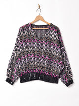 シアー スパンコール ドルマントップス